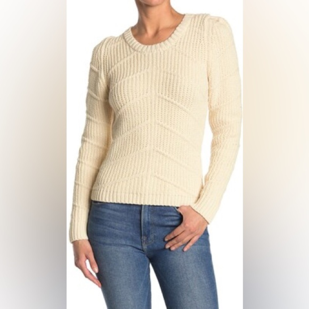ba&sh Cream Crew Neck Sweater